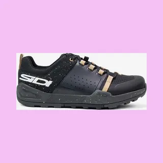 Sidi Atomus Fahrradschuhe Mattschwarz/weiß - 43