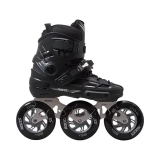 Roces - Ego Tif 3x110 - Volwassenen - Skeelers - Zwart - Zilver - 40