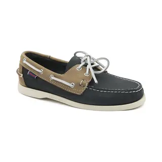 Sebago Bootschoenen Docksides Portland Navy Beige - Maat 41 - Heren - Instappers