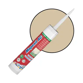 Mapei Mapesil Ac Siliconenkit - Voor Afdichten Van Voegen - Kleur 138 Almond - 310 Ml