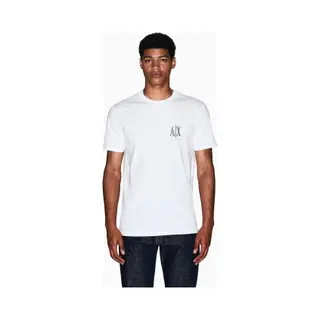 A|X Armani Exchange For Man. XM000365AF12308U0009 White Regular Fit T-shirt (Xl), Casual, Cotton, Short Sleeve