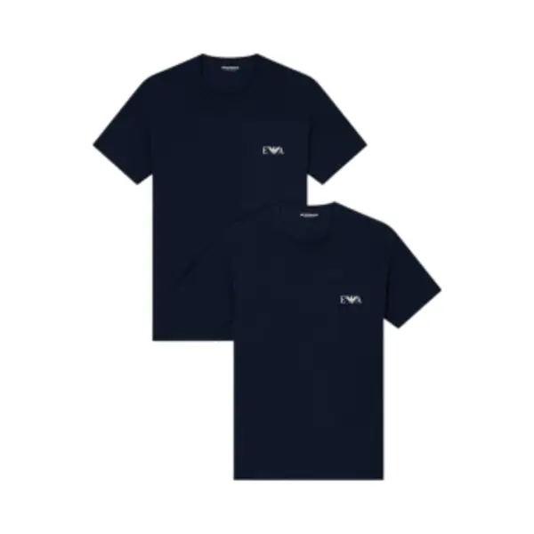 Emporio Armani Pyjamas/ Nachthemden 2er-Pack Lounge-T-Shirts Mit Rundhalsausschnitt thumbnail