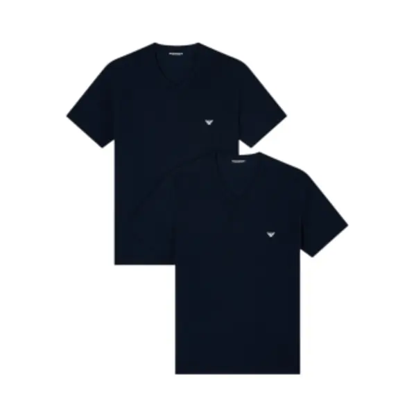 Emporio Armani Shirt Marine / Wit thumbnail