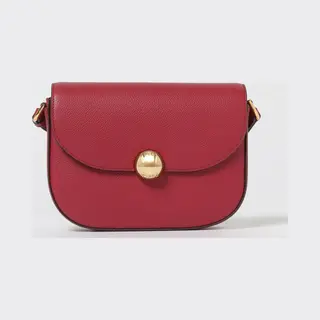 Furla, Damen, Handtasche, Vitello Night Moonlight Crossbody Bag, Rot