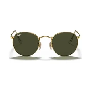 Ray-Ban Unisex Rb 3447 Sonnenbrille, Gold (Gestell, Gold Glas, Grün 001), Small (Herstellergröße, 50) Eu