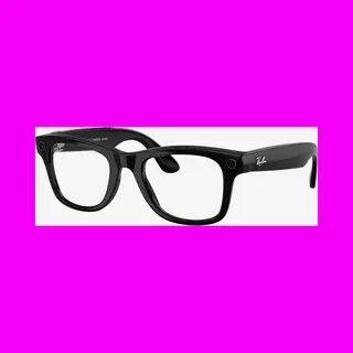 Ray-Ban Meta (Gen 2), Wayfarer Large, Shiny Black, Transitions® Graphite Green Lenses