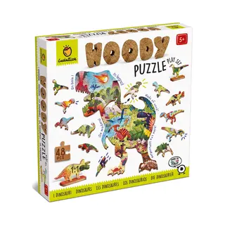 Ludattica Houten Puzzel - Dinosaurus.