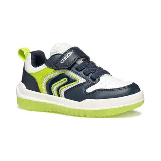 Geox Buzzerlight Jongens Sneakers - Marineblauw/Lime - Maat 34