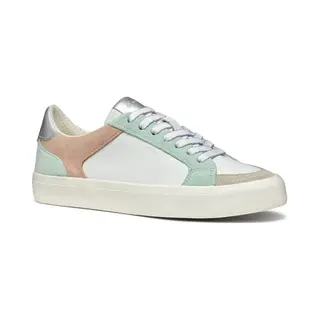 Geox D Emmeleny E Damessneakers, Mint Wit, 38 Eu