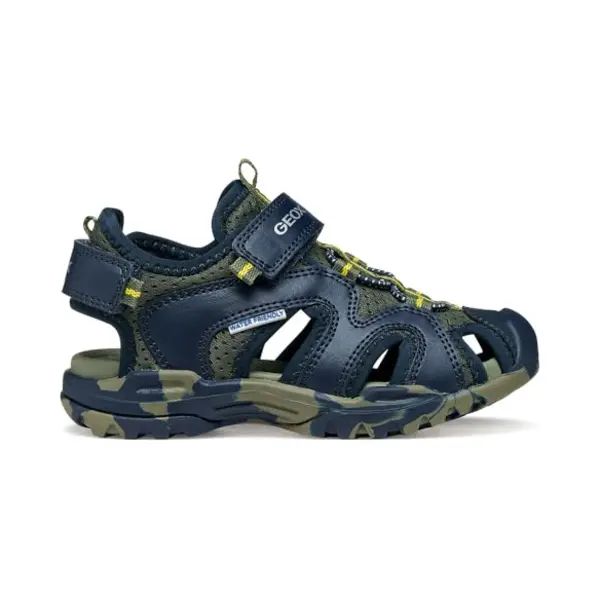 Geox J Borealis Boy C Sandal, Navy/Military, 27 Eu thumbnail