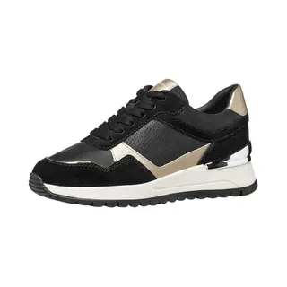 Geox Desya Dames Sneakers - Zwart/Lichtgoud - Maat 37