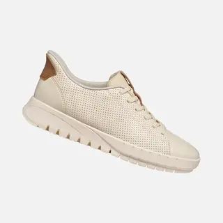Geox D Flextride Plus C Sneakers Voor Dames, Papyrus Beige, 40 Eu