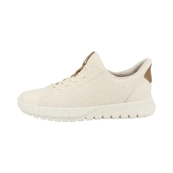 Geox D Flextride Plus C Sneakers Voor Dames, Papyrus Beige, 41 Eu thumbnail