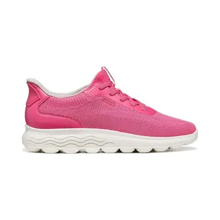 Geox Spherica Plus D557MA Damen-Sneaker, Fuchsia, Fastin Hands-free System, Atmungsaktiv Mit Mikroperforierter Sohle, Fuchsia, 38 Eu