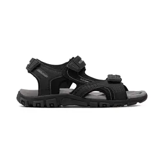 Geox U8224D050AUC9310 Sandalen Männlich Schwarz, Grau