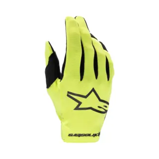 Alpinestars Youth Radar Handschoenen Geel Fluo Zwart - Maat M - Handschoen