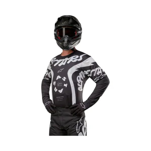 Alpinestars Racer Hana Trikot 2024 Black White, Größe, M thumbnail