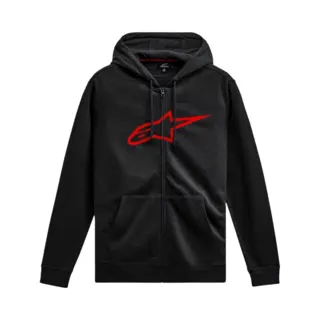 Alpinestars Ageless Zip V3 Kapuzenjacke Black Red, Größe, M