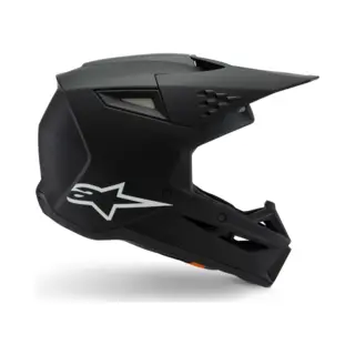 Alpinestars S-M3 Jugend-Helm Solid Ece 22.06 Black Matt, Größe, Yl