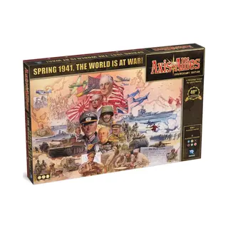 Renegade Game Studios Axis & Allies, Anniversary Edition – 40th Anniversary Wwii Strategy Board Game, Deluxe Edition With Huge 24"x46" Map, 672