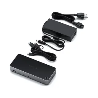 Satechi Triple 4K Display Verkabelte Dock Schwarz, Silber
