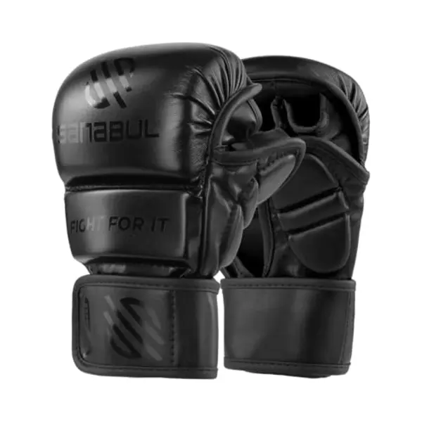 Sanabul Sparring-Handschuh (Klein/Mittel, Alles Schwarz) thumbnail