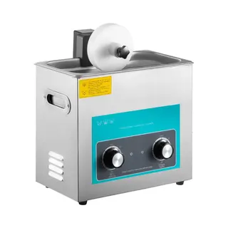 Vevor 6L Ultrasone Reiniger - Draaiknopbediening - Roestvrij Staal 304 - Ultrasoonreiniger Voor Vinylplaten
