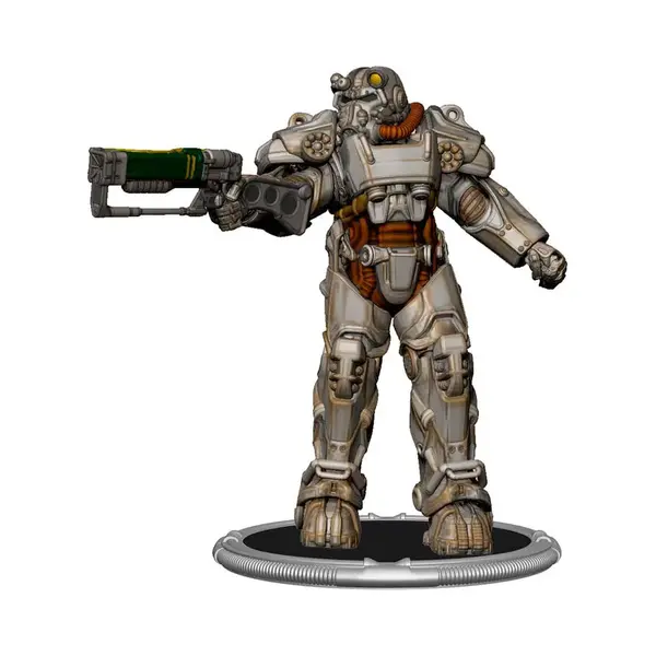 Syndicate Collectibles Fallout Mini Figure T-60 Power Armor 7 Cm Beeld thumbnail