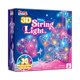 Klever Kits 3D String-art Lamp Knutselset