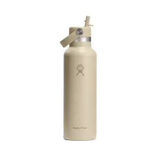 Hydro Flask – Standard Flex Straw Cap 621 Ml (21 Oz) Bottle – Edelstahl, Auslaufsicher, Becherhalter Kompatibel – Isoliert Kalt 24 Std – Oat