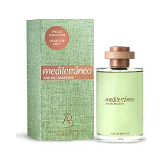 Banderas Perfume - Mediterráneo, Eau De Toilette For Men - Fresh, Energetic And Bright Fragance - Green Citrus And Bergamot Notes - Ideal For Day