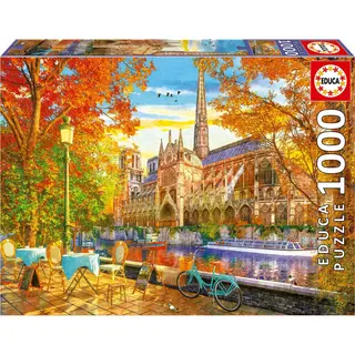 Educa - Otono Notre Dame - Puzzel - 1000 Stuks - Sinterklaas Cadeautjes