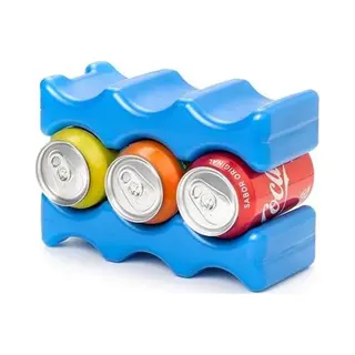 Plasticforte Koelelementen Voor Blikjes - 22 X 9 Cm - 1x - Blauw - Blikken Koelelement