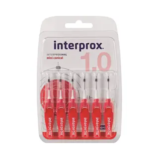 Interprox Ragers Mini Conical Rood Phd 1.0 6 Stuks