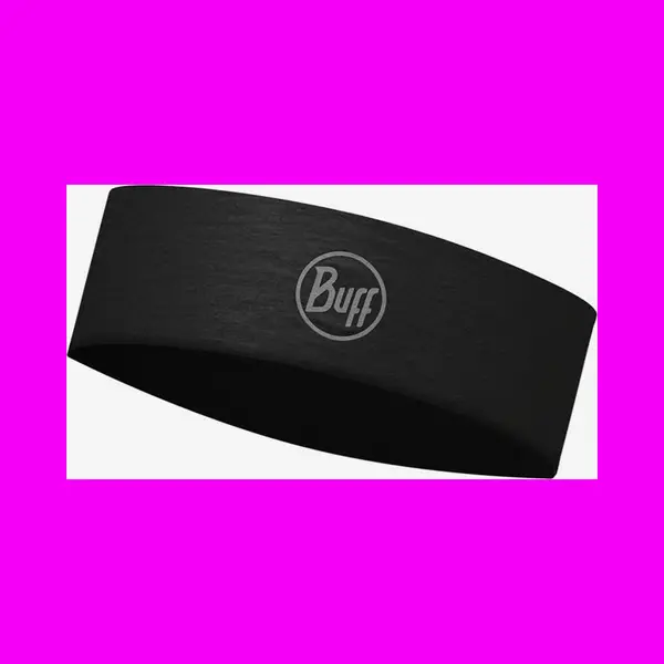 Buff® Coolnet Uv® Slim Headband R-Solid Black - Hoofdband thumbnail