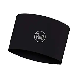 Buff® Tech Headband Solid Black - Hoofdband