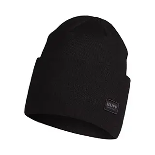 Buff, Damen, Mütze, Knitted Hat Niels Black, Schwarz, (One Size)