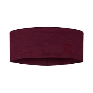 Buff ® Merino Wide Hoofdband Rood Man, Vrouw