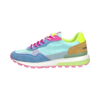 Victoria Sneaker Luna Mehrfarbige Nylon & VelourslederEinsätzen & Profilierte Sohle 1156110 Für Damen Azul 37