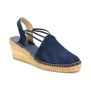 Toni Pons Tremp Dames Espadrilles Met Sleehak - Blauw - Maat 40