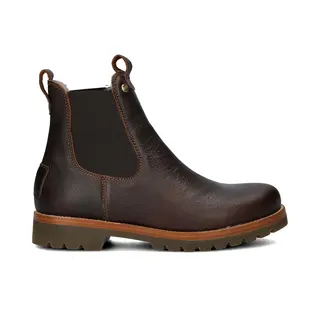 Panama Jack Herren Chelsea Boots Burton Igloo, Männer Stiefeletten, Lammfell, Ohne Verschluss, Schlupfstiefel, Boots, Bootee, Kastanienbraun, 44 Eu /