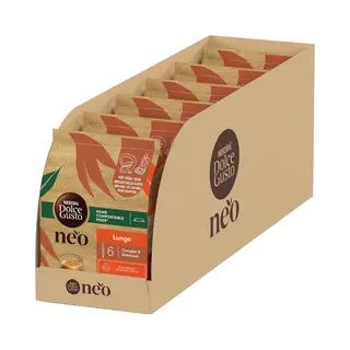 NescafÉ Dolce Gusto Neo Koffiepads Lungo - 6x12 Pads Voor 12 Koppen Koffie