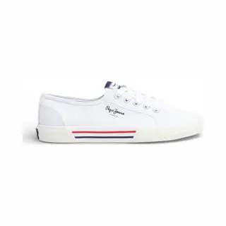 Pepe Jeans Brady Basic W Sneakers Voor Dames, Wit, 37 Eu
