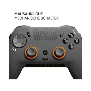 Corsair Envision Pro Wireless Grijs, Staal Bluetooth/Usb Gamepad Analoog/digitaal Pc