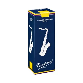 Vandoren Classic Tenorsaxofoon 2, 5 Doos Met 5 Rieten - Riet Voor Tenor Saxofoon