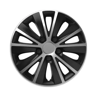 Versaco Rapide - Wieldoppen - Sportieve Look - Zilver 15 Inch (set Van 4)
