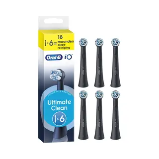 Oral-B Opzetborstels Io Ultimate Clean Zwart 6 Stuks
