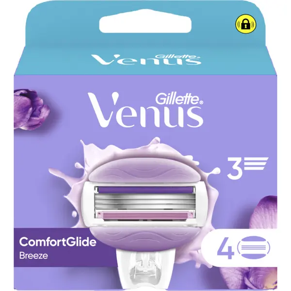 Gillette Venus ComfortGlide Breeze Razor Blades 4-pack 4 St. thumbnail