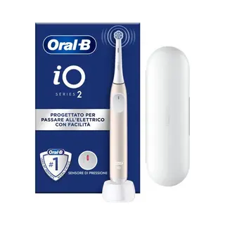 Oral-B iO2 Erwachsener Vibrierende Zahnbürste Pink, Weiß