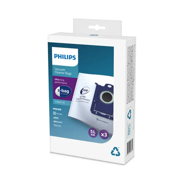 Philips s-bag FC8027/01 Staubsaugerbeutel thumbnail